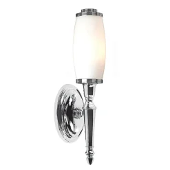Best Elstead Lighting Applique murale Dryden 1 lumière - Chrome poli