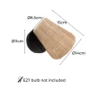 Alpinaluz Applique Murale Intérieure|Applique Murale Pour Cuisine<Applique Murale en Osier de Bambou Orientable METS E27