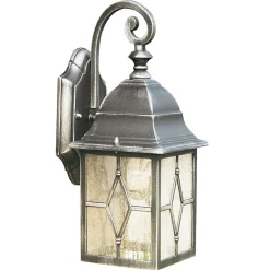 Best Search Light Applique murale exterieur, 1 lumiere, acier inoxydable, noir argent,light my place
