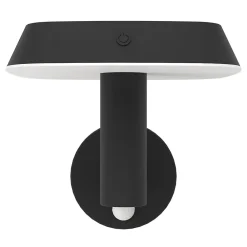Best EGLO Applique murale extérieur solaire à détecteur de mouvement LED integrée Dreoli noir IP44 970lm