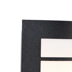 Best Qazqa Applique murale extérieure moderne noire IP44 - Miro