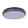 Clearance Näve Applique murale extérieure LED 'Mio' D: 27 cm en métal anthracite et plastique, IP54 pour entrée, balcon, terrasse