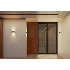 Beneito & Faure Lampadaire Extérieur<Applique murale LED blanche IP54 6,8W à ailettes orientables 3000k