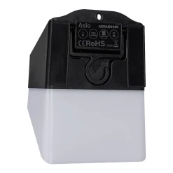 Best Aslo Applique murale Led d'extérieur solaire Noire 2WDétecteur de mouvement Angle120 degrés IP65