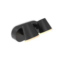 Best Miidex Lighting Applique Murale LED Extérieure - Double Orientable - 20W 3000K - IP54 - Détecteur IR - Noir