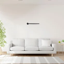 Alpinaluz Applique Murale Intérieure|Applique Murale Pour Cuisine<Applique murale LED minimaliste linéaire LOGAN 10W - Blanc Chaud 2700K 62cm Éclairage Intérieur Moderne pour Couloir