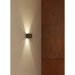 Beneito & Faure Lampadaire Extérieur<Applique murale LED noire IP54 6,8W à ailettes orientables 4000k