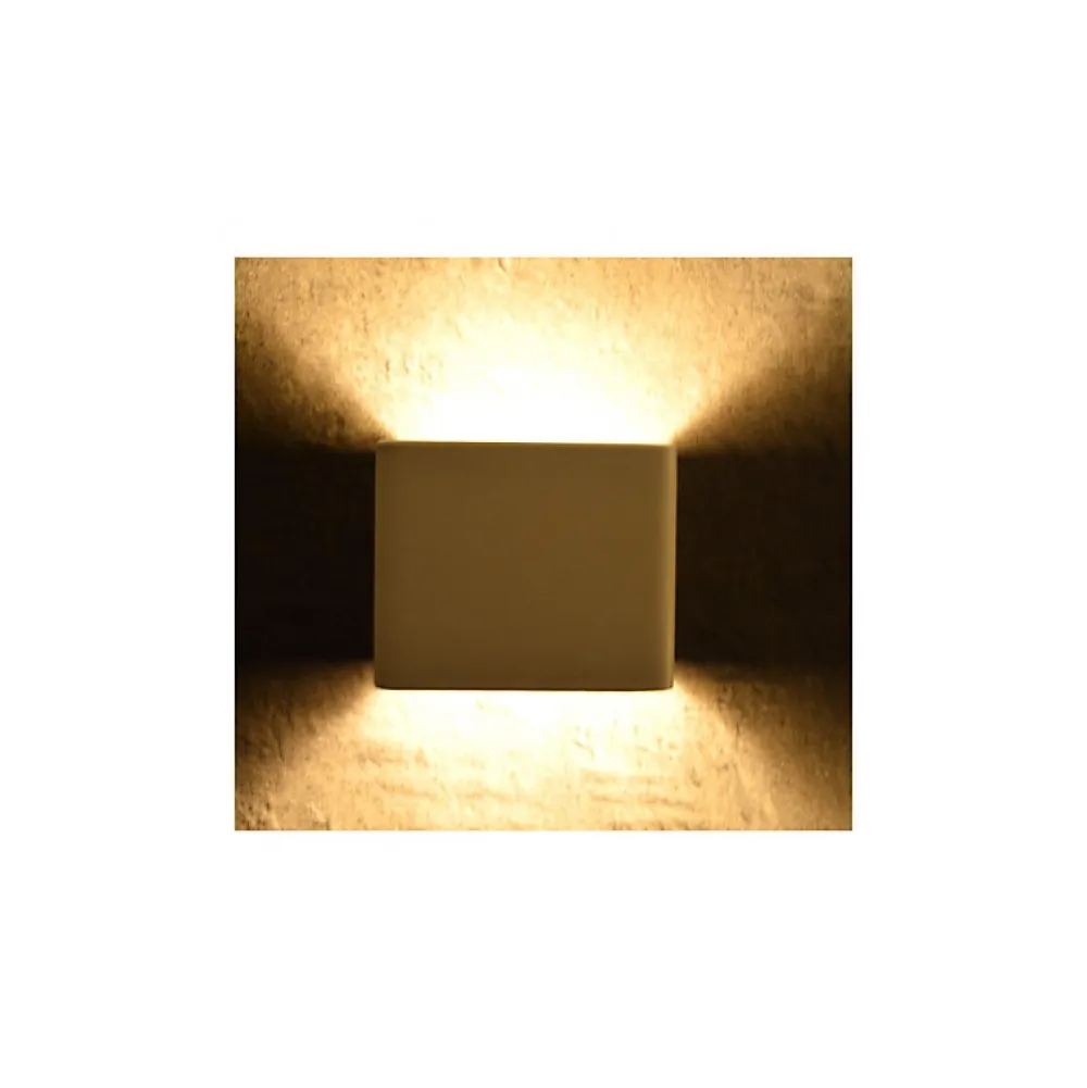 Best Miidex Lighting Applique Murale LED 7W 430lm 230V IP54 - Blanc Chaud 3000K