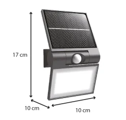 Voltman Éclairage Solaire<Applique solaire + détecteur de mouvement 200lm -