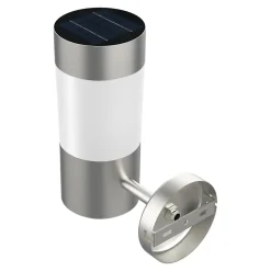 Applique Murale Extérieure|Éclairage Solaire<Applique solaire LED extérieure argenté 240 lm IP44 détecteur de mouvement, GoodHome Hollis