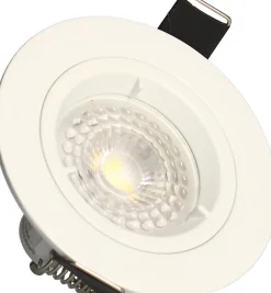 Arlux Lighting Spot À Encastrer Et À Piquer Extérieur<Lot 5 Spots encastrables blanc SAPHYR GU10 5W 380lm Blanc Chaud