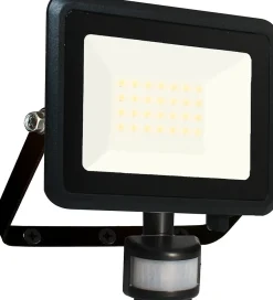 Best Arlux Lighting Projecteur mural KREON 2 - IP44, 30W, 4000K, 3000lm, Noir - Détecteur IR