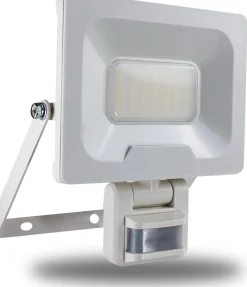 Best Arlux Lighting Projecteur Mural NINO 30W 2400lm - Detecteur de Mouvement - Blanc