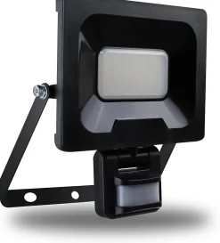 Arlux Lighting Projecteur Extérieur<Projecteur Mural NINO 30W 2400lm - Detecteur de Mouvement - Noir