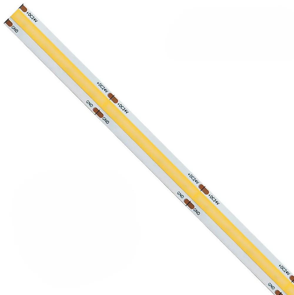 Alcapower Panneau Led<Bande LED COB IP65 monochrome 5m 15W/MT 24V 4000K