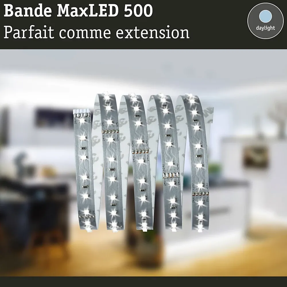Best Paulmann Bandeau MaxLED 500 "Lumiere du Jour" 1 m en extension du kit