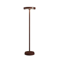 Zafferano Lampe Extérieure|Éclairage Solaire<Barbell Solar RF - Lampadaire LED rechargeable solaire 65W - Lampadaire d'extérieur 3 hauteurs 156-113-70 cm Corten