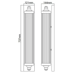 Elstead Lighting Suspension De Salle De Bains<Barre lumineuse Paulson 4 lumières