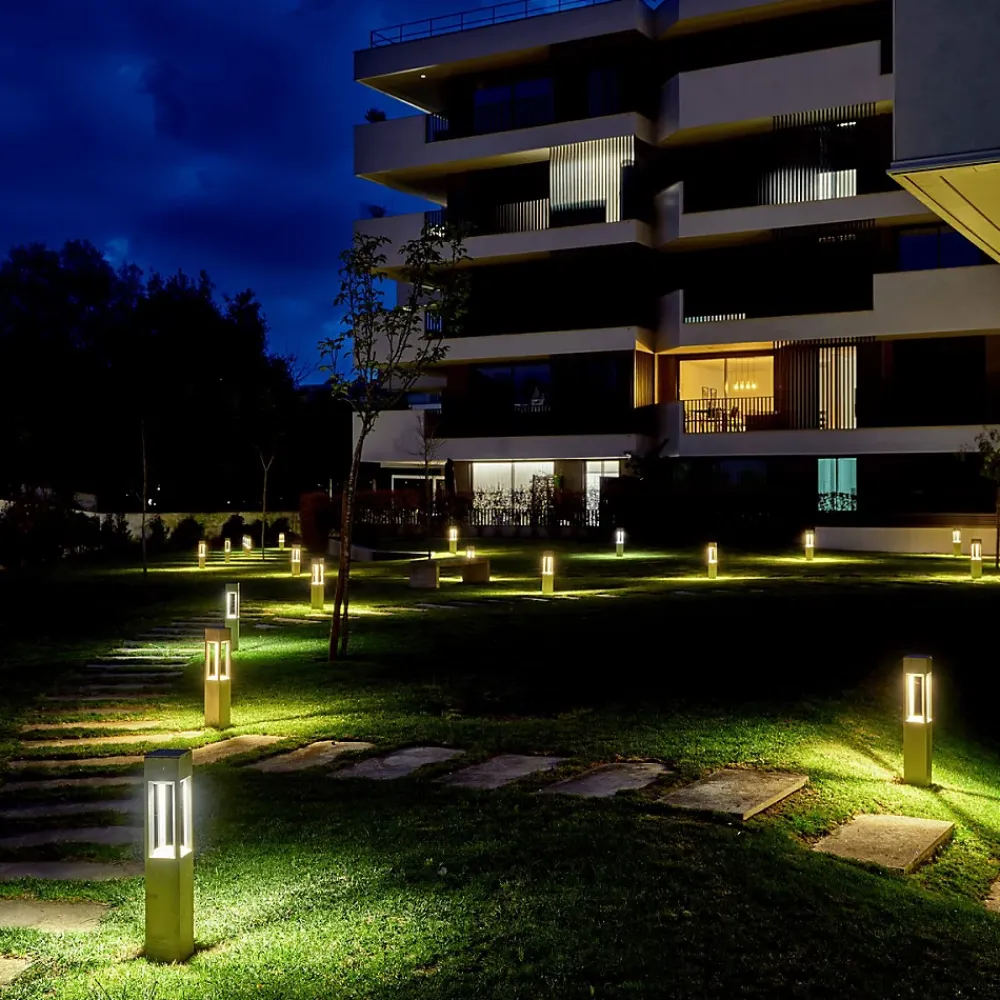 Aslo Borne Extérieure Et Potelet<Borne d'éclairage LED de jardin HT:70CM 13W 3000K blanc chaud IP65