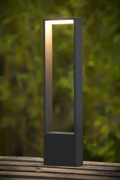 Best Lucide Borne extérieur GOA en aluminium avec LED intégré - Anthracite -