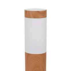 Borne Extérieure Et Potelet<Borne extérieur Hollis effet bois marron IP44 E27 25W
