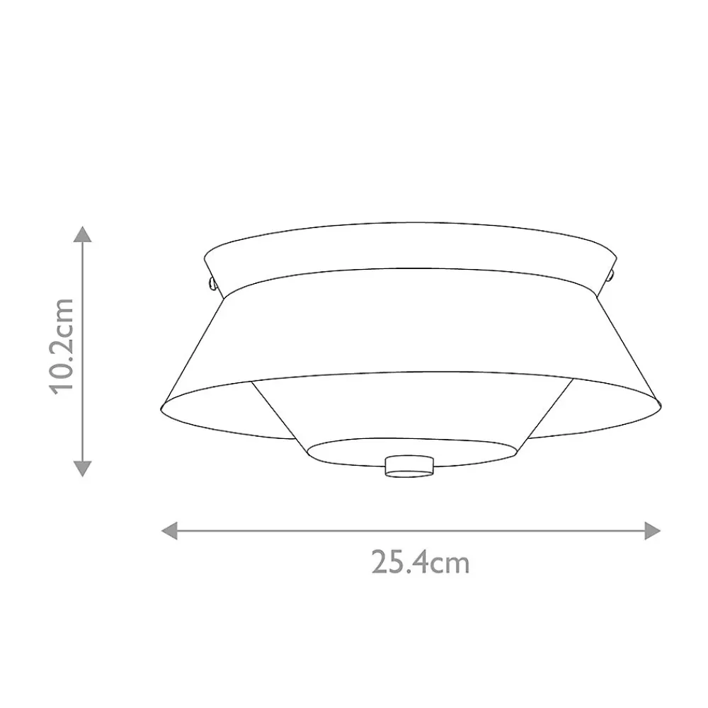 Clearance Elstead Lighting Bowtie Plafonnier à 2 Lmumières - Noir Mat