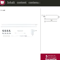 Paulmann Spot Sous Meuble<Éclairage sous-meubles LED Inline Kit de démarrage 3000K gradable 2x6W 550x26mm 2x500lm 230/24V Blanc dépoli