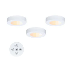 Outlet Paulmann Éclairage sous-meubles LED Batuno 3x2,1W 70mm 3x180lm 230/24V Blanc