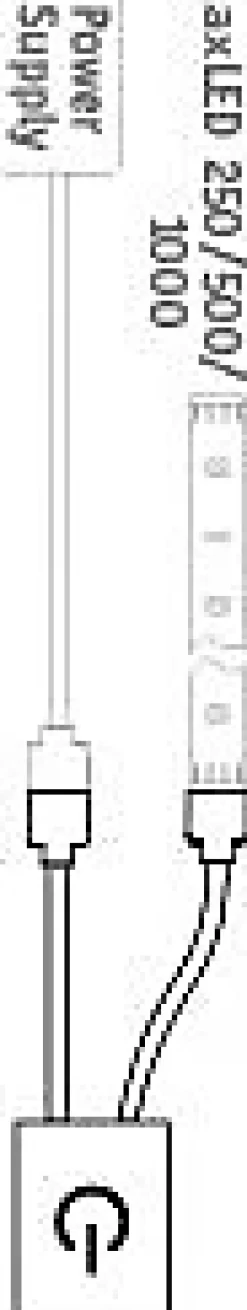 Best Paulmann Commutateur tactile MaxLED IP20 144W gris H.8,5 x P.3 cm