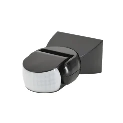 Best Bemko Détecteur de mouvement noir - 1200W - IP65 - Portée 12m - Angle 180