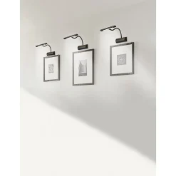 Best Trio Eclairage de tableau Led nickel mat - - Curtis