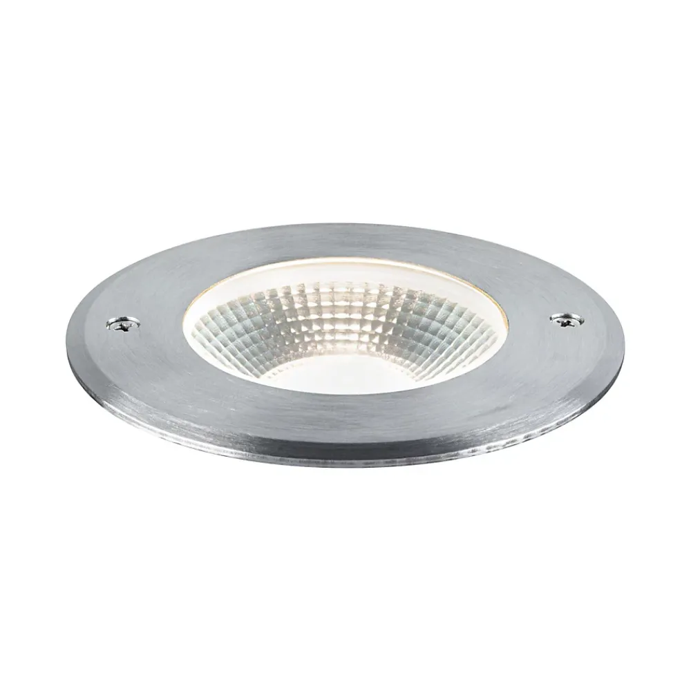 Best Paulmann Encastré de sol LED Vanea résistant à l'eau de mer IP67 rond 100mm 3000K 3,5W 160lm 230V 93 Alu Aluminium