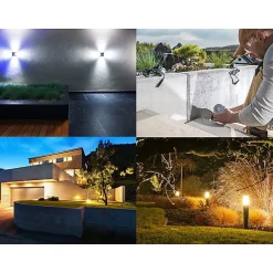 Outlet Perel Garden Lights - Cylindre Led - 24 X 2 W - 12 V - Gu5 3 - Blanc Chaud (130 Lm)