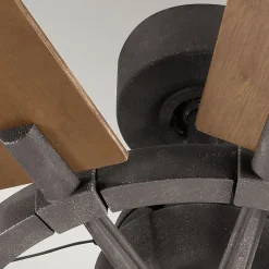 Best Elstead Lighting Gentry - 65in / 165cm Fan - Zinc patiné