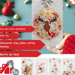 Bb Loisir Guirlande Lumineuse Intérieure<Guirlande de Noël 5m éclairage 100 LED blanc chaud et boules de Noël Telecommande