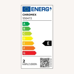 3M France Guirlande guinguette Java E27 - prolongeable - Chromex