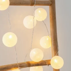 Atmosphera Créateur D'Intérieur Guirlande Lumineuse Intérieure<Guirlande LED 20 boules - blanc L435 cm - Atmosphera