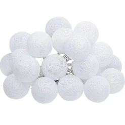 Atmosphera Créateur D'Intérieur Guirlande Lumineuse Intérieure<Guirlande LED 20 boules - blanc L435 cm - Atmosphera