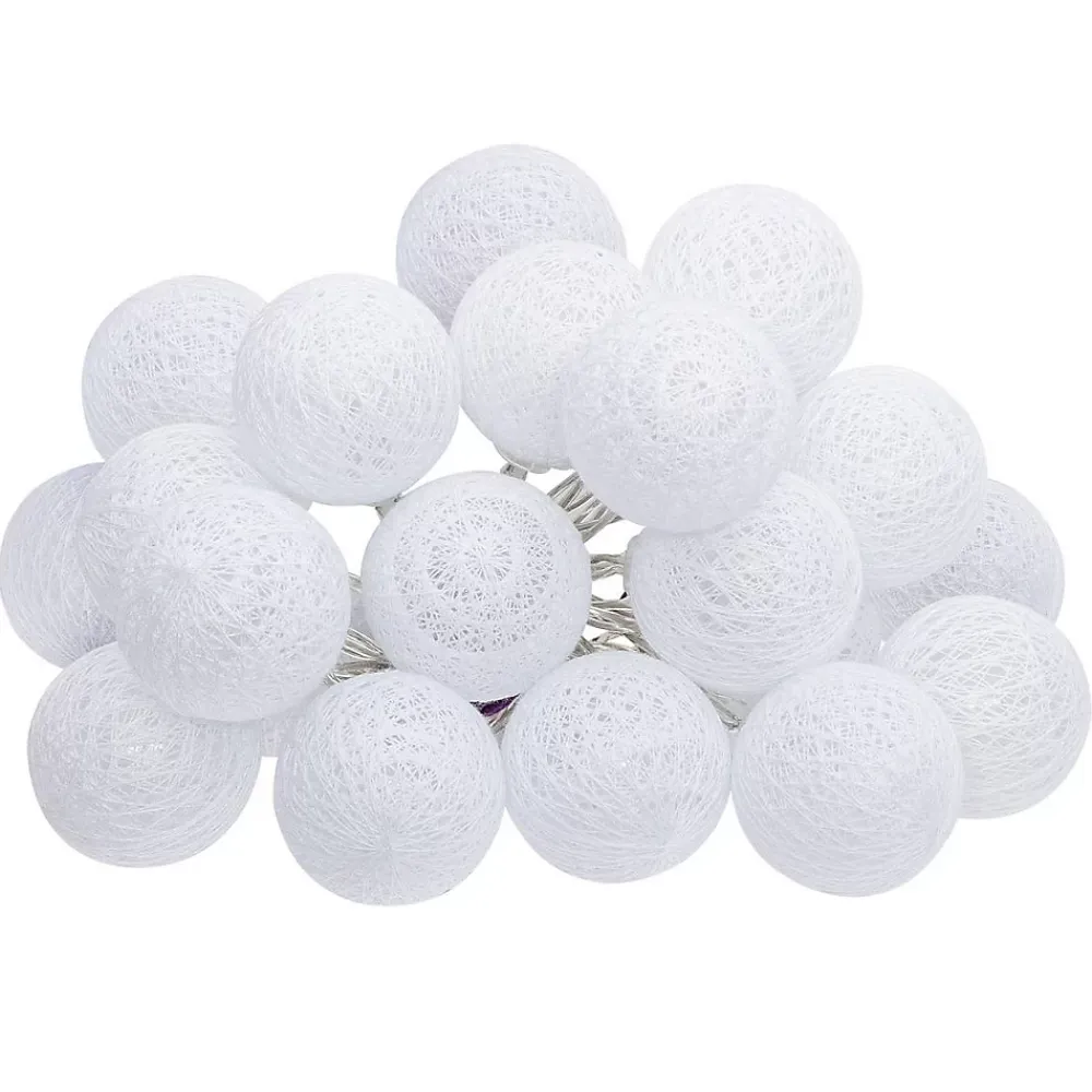Atmosphera Créateur D'Intérieur Guirlande Lumineuse Intérieure<Guirlande LED 20 boules - blanc L435 cm - Atmosphera