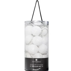 Atmosphera Créateur D'Intérieur Guirlande Lumineuse Intérieure<Guirlande LED 20 boules - blanc L435 cm - Atmosphera