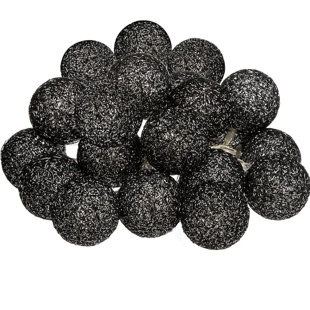 Atmosphera Créateur D'Intérieur Guirlande Lumineuse Intérieure<Guirlande LED 20 boules - noir L435 cm - Atmosphera