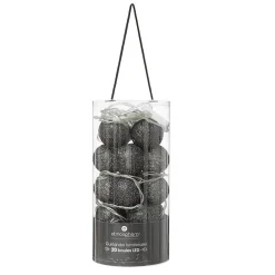 Atmosphera Créateur D'Intérieur Guirlande Lumineuse Intérieure<Guirlande LED 20 boules - noir L435 cm - Atmosphera