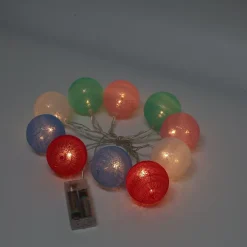 Sale Seynave Guirlande LED 10 boules multicouleurs 6W