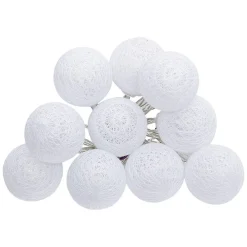 Sale Atmosphera Créateur D'Intérieur Guirlande led à pile Tara 10 boules lumineuses L165cm- Rose- Atmosphera