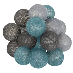 Atmosphera Créateur D'Intérieur Guirlande Lumineuse Intérieure<Guirlande Led pile Wintr 16 boules D3,5cm - Atmosphera