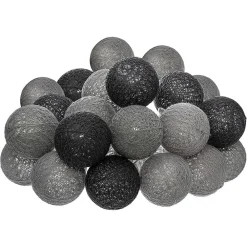 Atmosphera Créateur D'Intérieur Guirlande Lumineuse Intérieure<Guirlande Led secteur Smoky 20 boules D6cm - Atmosphera