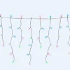 Konstsmide Guirlande Lumineuse Extérieure|Rideau Lumineux<Guirlande lumineuse rideau connectée 100 LED multicolores intérieur et extérieur L.190 cm - 8,4W RGB câble transparent IP44