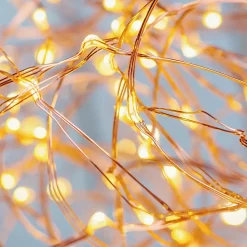 Best Lumisky Guirlande lumineuse solaire 400 micro SKINNY SOLAR 400 Cuivre Cuivre 41,9M