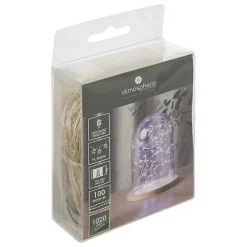 Atmosphera Créateur D'Intérieur Guirlande Lumineuse Intérieure<Guirlandes - 100 micro LED - argent et blanc froid - L1000 cm - Atmosphera