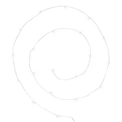 Atmosphera Créateur D'Intérieur Guirlande Lumineuse Intérieure<Guirlandes - 20 micro LED - argent et blanc - L190 cm - Atmosphera